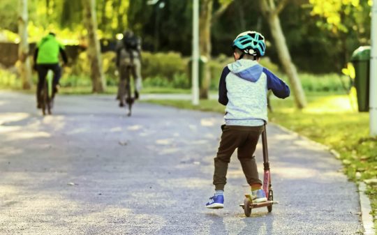 child, little boy, going